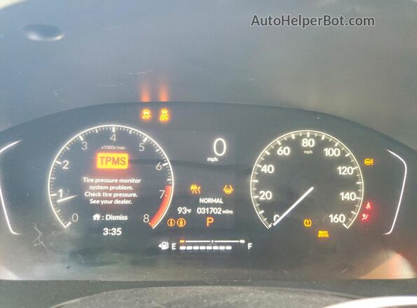 2HGFE2F56RH568936 2024 HONDA CIVIC Red Widok zestawu wskaźników
