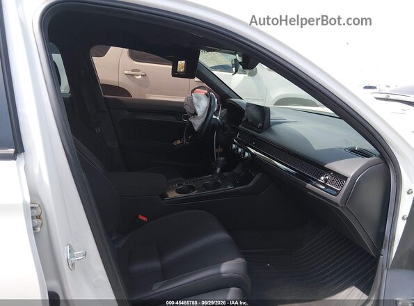 2HGFE2F56SH500965 2025 HONDA CIVIC White წინა სალონის ხედი