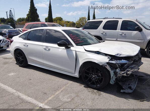 2HGFE2F56SH500965 2025 HONDA CIVIC White უკანა სალონის ხედი