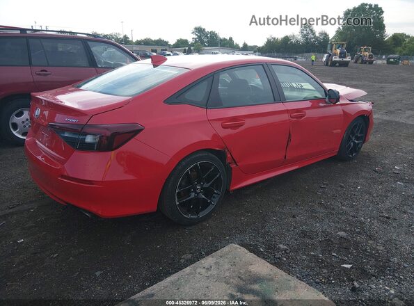 2HGFE2F56SH545047 2025 HONDA CIVIC Red Հետևի աջ