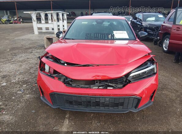2HGFE2F56SH545047 2025 HONDA CIVIC Red Դիմացի տեսք