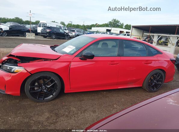 2HGFE2F56SH545047 2025 HONDA CIVIC Red Սալոնի 360 աստիճան տեսք