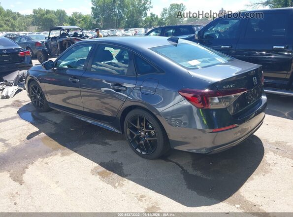 2HGFE2F56SH570689 2025 HONDA CIVIC Gray Հետևի ձախ