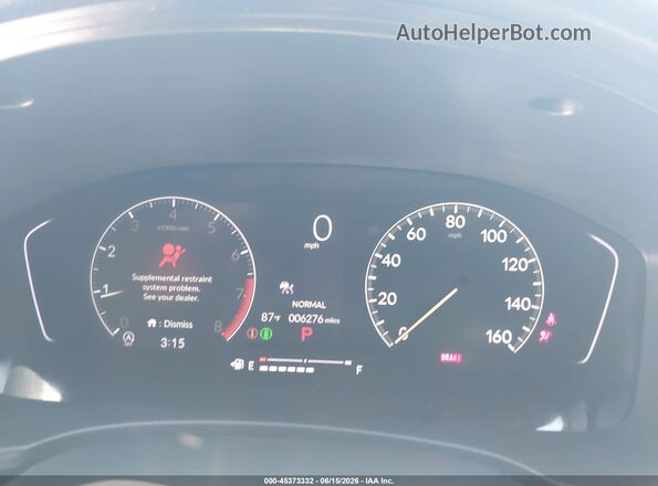 2HGFE2F56SH570689 2025 HONDA CIVIC Gray Հետևի նստատեղերի տեսք