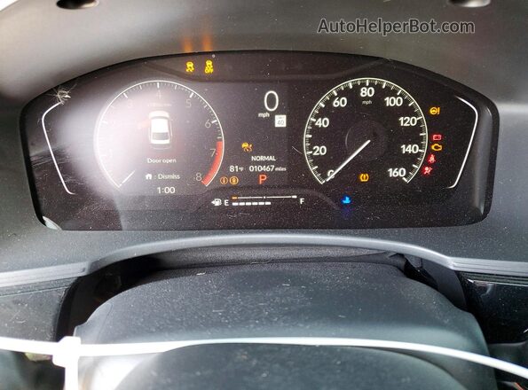 2HGFE2F56SH592935 2025 HONDA CIVIC Black Вид щитка приладів
