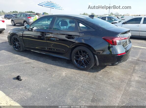 2HGFE2F56SH594829 2025 HONDA CIVIC Black Trasero izquierdo