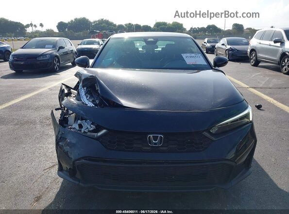 2HGFE2F56SH594829 2025 HONDA CIVIC Black Vista del cuadro de instrumentos