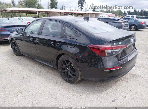 2HGFE2F56SH599660 2025 HONDA CIVIC Black Trasero izquierdo