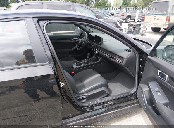 2HGFE2F56SH599660 2025 HONDA CIVIC Black Vista interior delantera