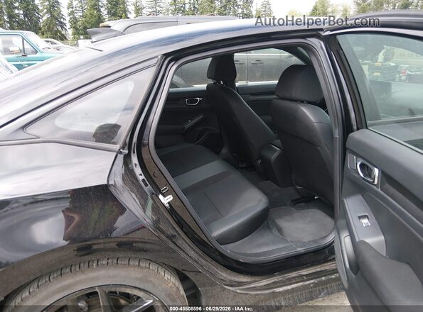 2HGFE2F56SH599660 2025 HONDA CIVIC Black Vista de la etiqueta del VIN