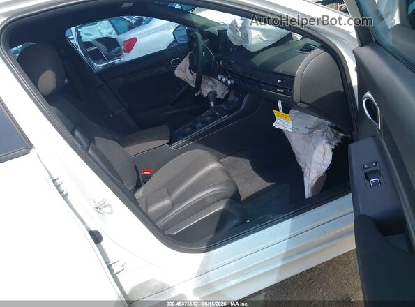 2HGFE2F56TH580592 2026 HONDA CIVIC White Вид салону спереду