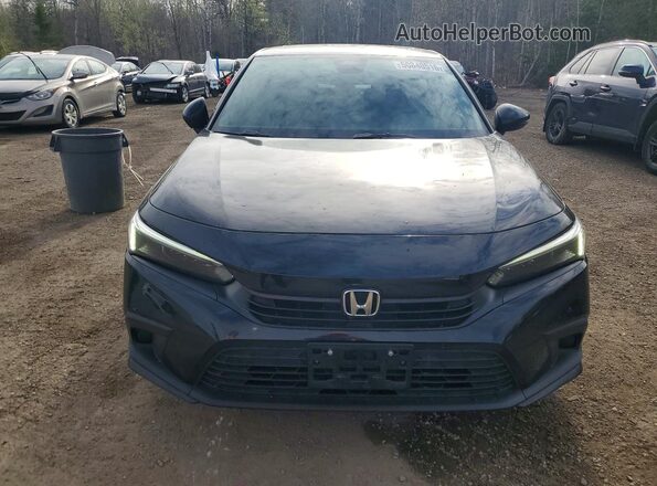 2HGFE2F57NH128024 2022 HONDA CIVIC Black Դիմացի տեսք