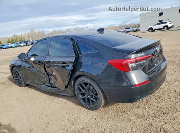 2HGFE2F57NH128024 2022 HONDA CIVIC Black Հետևի ձախ