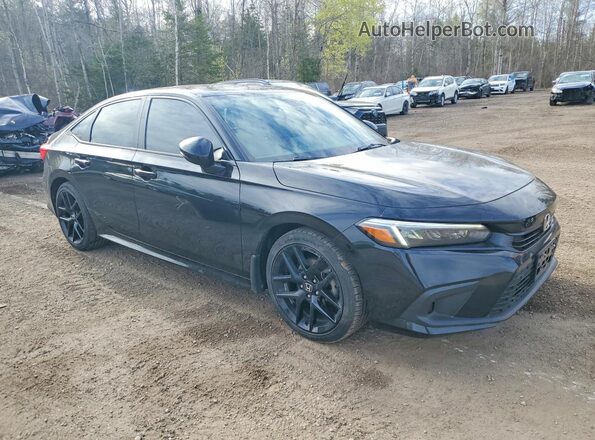 2HGFE2F57NH128024 2022 HONDA CIVIC Black Առջևի աջ