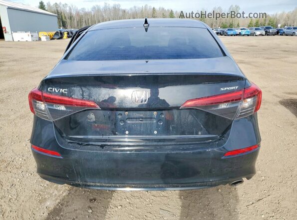 2HGFE2F57NH128024 2022 HONDA CIVIC Black Հետևի տեսք