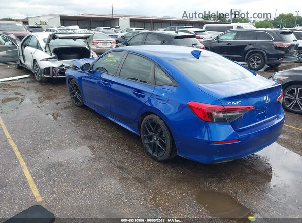 2HGFE2F57NH516421 2022 HONDA CIVIC Blue Tył lewy