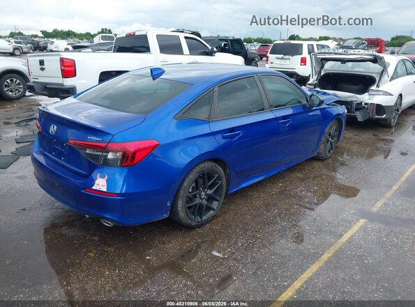 2HGFE2F57NH516421 2022 HONDA CIVIC Blue Tył prawy