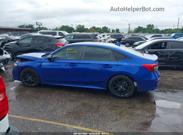 2HGFE2F57NH516421 2022 HONDA CIVIC Blue 