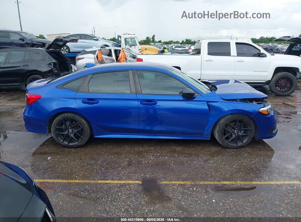 2HGFE2F57NH516421 2022 HONDA CIVIC Blue Widok wnętrza 360 stopni