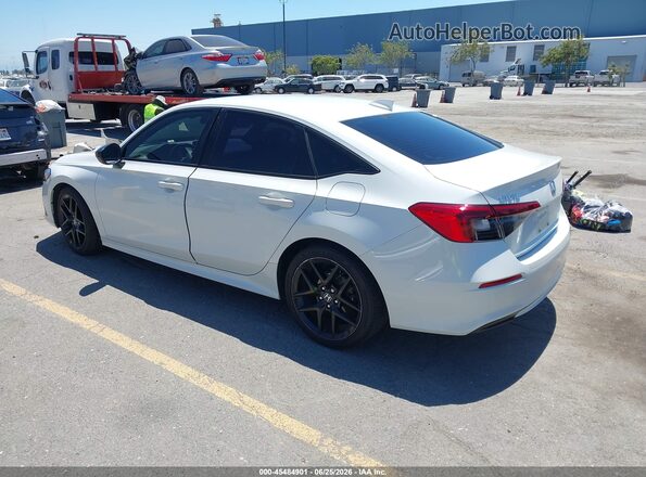 2HGFE2F57NH557115 2022 HONDA CIVIC White Rear left