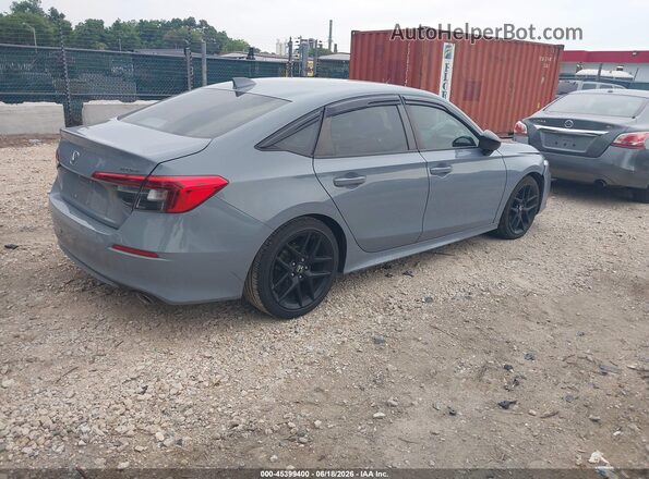 2HGFE2F57NH571015 2022 HONDA CIVIC Gray Հետևի աջ