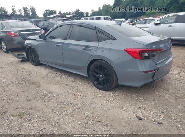 2HGFE2F57NH571015 2022 HONDA CIVIC Gray Հետևի ձախ