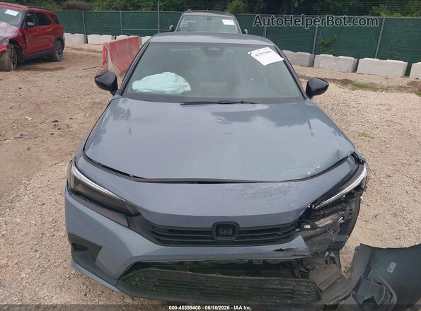 2HGFE2F57NH571015 2022 HONDA CIVIC Gray Սարքավորումների վահանակի տեսք