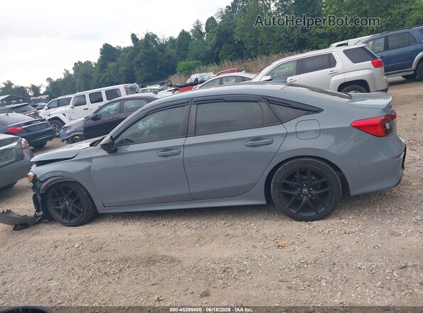 2HGFE2F57NH571015 2022 HONDA CIVIC Gray Սալոնի 360 աստիճան տեսք