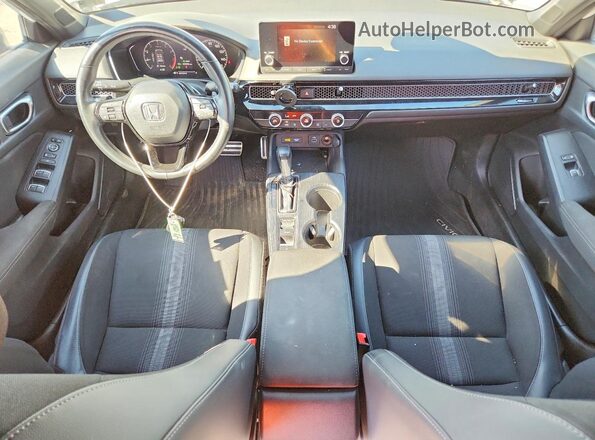2HGFE2F57NH575498 2022 HONDA CIVIC White Dashboard view