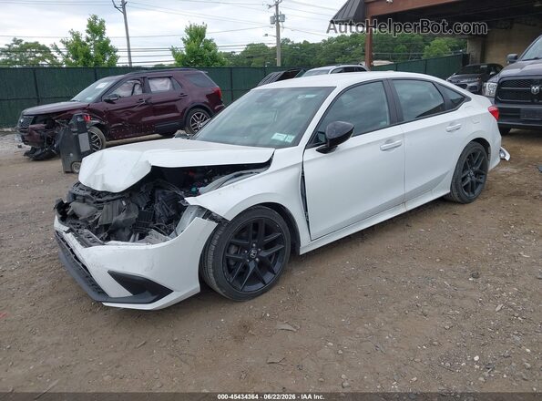 2HGFE2F57NH591202 2022 HONDA CIVIC White Przód lewy