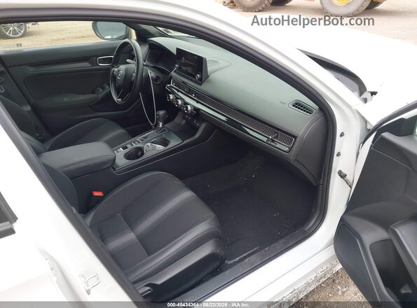 2HGFE2F57NH591202 2022 HONDA CIVIC White Widok wnętrza z przodu