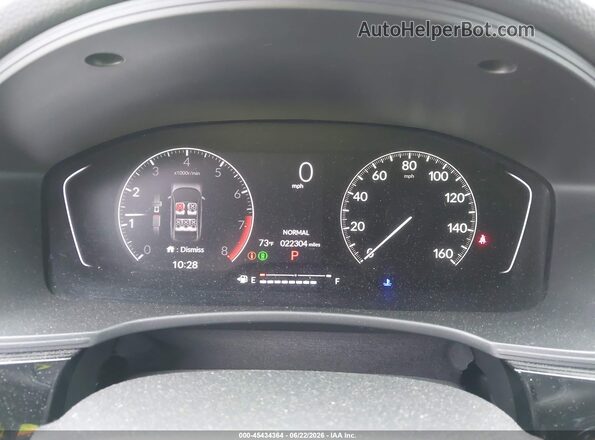 2HGFE2F57NH591202 2022 HONDA CIVIC White Widok tylnych siedzeń