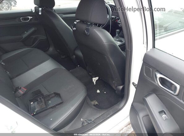 2HGFE2F57NH591202 2022 HONDA CIVIC White Widok naklejki z numerem VIN