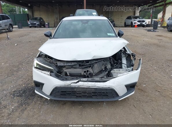 2HGFE2F57NH591202 2022 HONDA CIVIC White Widok wnętrza z tyłu