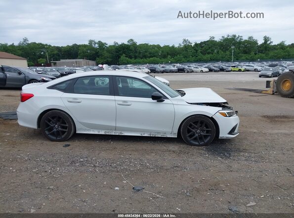 2HGFE2F57NH591202 2022 HONDA CIVIC White Widok wnętrza 360 stopni