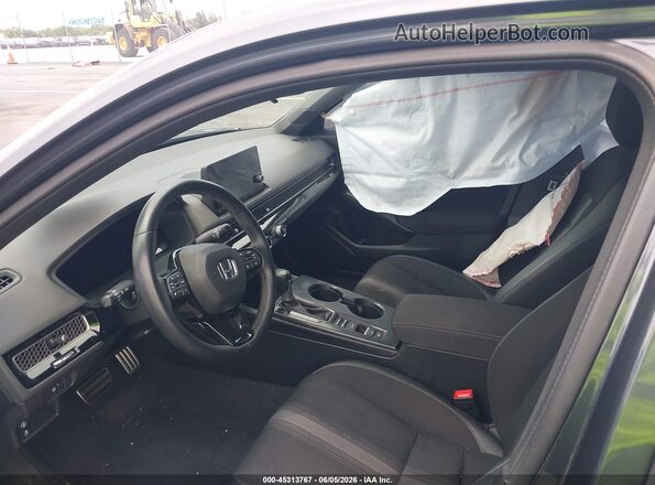 2HGFE2F57NH601243 2022 HONDA CIVIC Серый Вид салона спереди