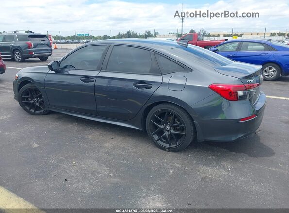 2HGFE2F57NH601243 2022 HONDA CIVIC Серый Задняя левая четверть