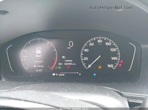 2HGFE2F57NH601243 2022 HONDA CIVIC Серый Вид задних сидений