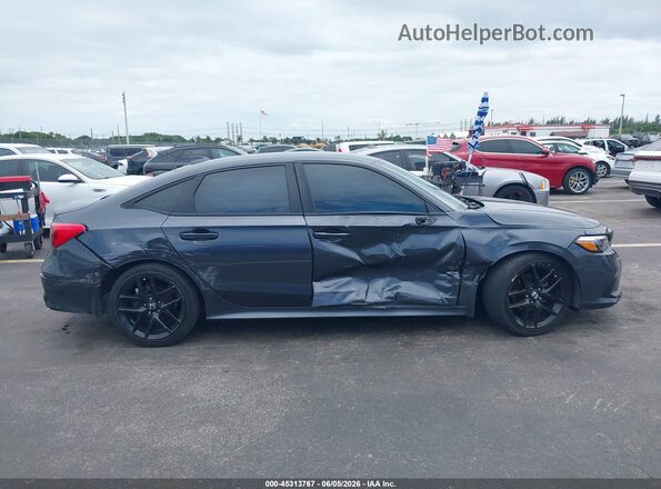 2HGFE2F57NH601243 2022 HONDA CIVIC Серый Панорамный вид салона 360°