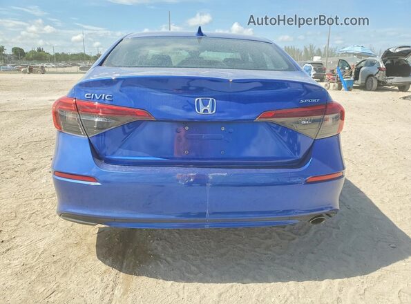 2HGFE2F57NH602120 2022 HONDA CIVIC Blue 