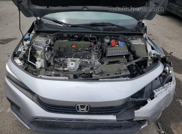 2HGFE2F57NH603249 2022 HONDA CIVIC Silver უკანა სალონის ხედი