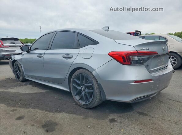 2HGFE2F57NH603249 2022 HONDA CIVIC Silver უკანა მარცხენა