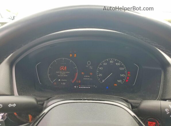 2HGFE2F57NH603249 2022 HONDA CIVIC Silver ხელსაწყოთა პანელის ხედი