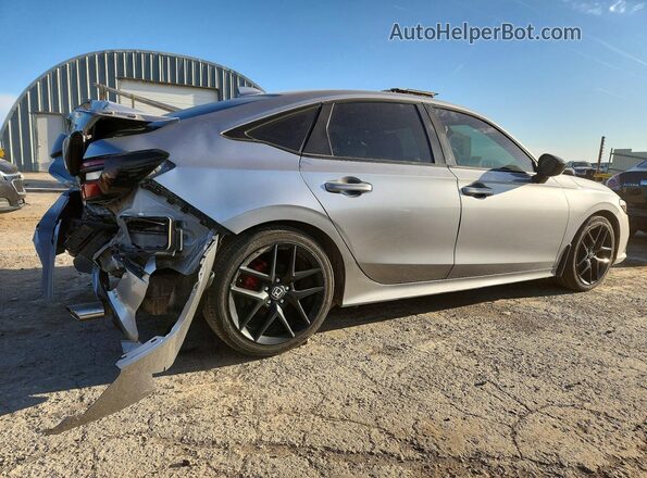 2HGFE2F57NH603302 2022 HONDA CIVIC Серебряный Задняя правая четверть