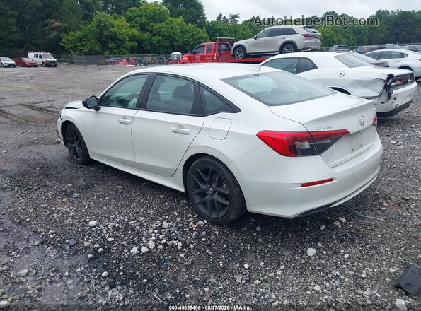 2HGFE2F57NH605213 2022 HONDA CIVIC White Задня ліва чверть