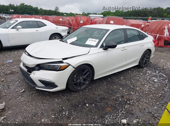 2HGFE2F57NH605213 2022 HONDA CIVIC White Передня ліва чверть