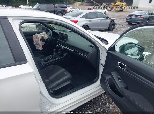 2HGFE2F57NH605213 2022 HONDA CIVIC White Вид салону спереду