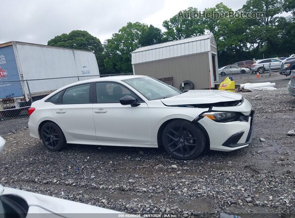 2HGFE2F57NH605213 2022 HONDA CIVIC White Вид задньої частини салону