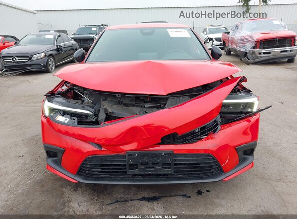 2HGFE2F57NH609066 2022 HONDA CIVIC Красный Вид спереди