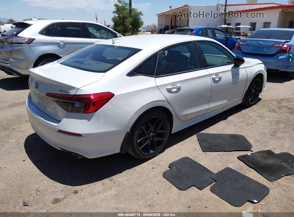 2HGFE2F57NH610511 2022 HONDA CIVIC White Հետևի աջ